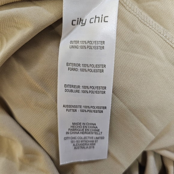 City Chic Floral Patchwork Smocked Floral Midi Dress Printed Long Balloon Sleeve - Picture 11 of 13